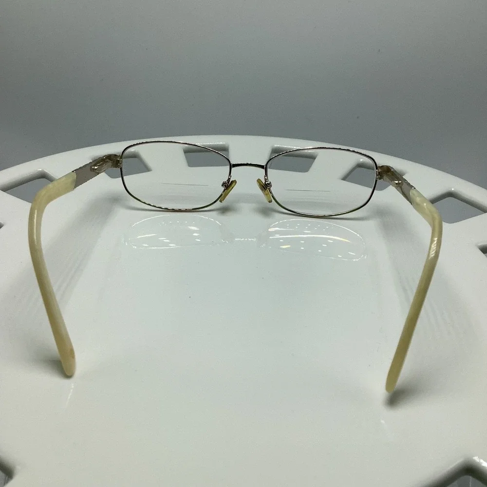 Vintage 50s Valerie Spencer Glasses 427 Gold/Ivory‎ 52/17/240 Womans